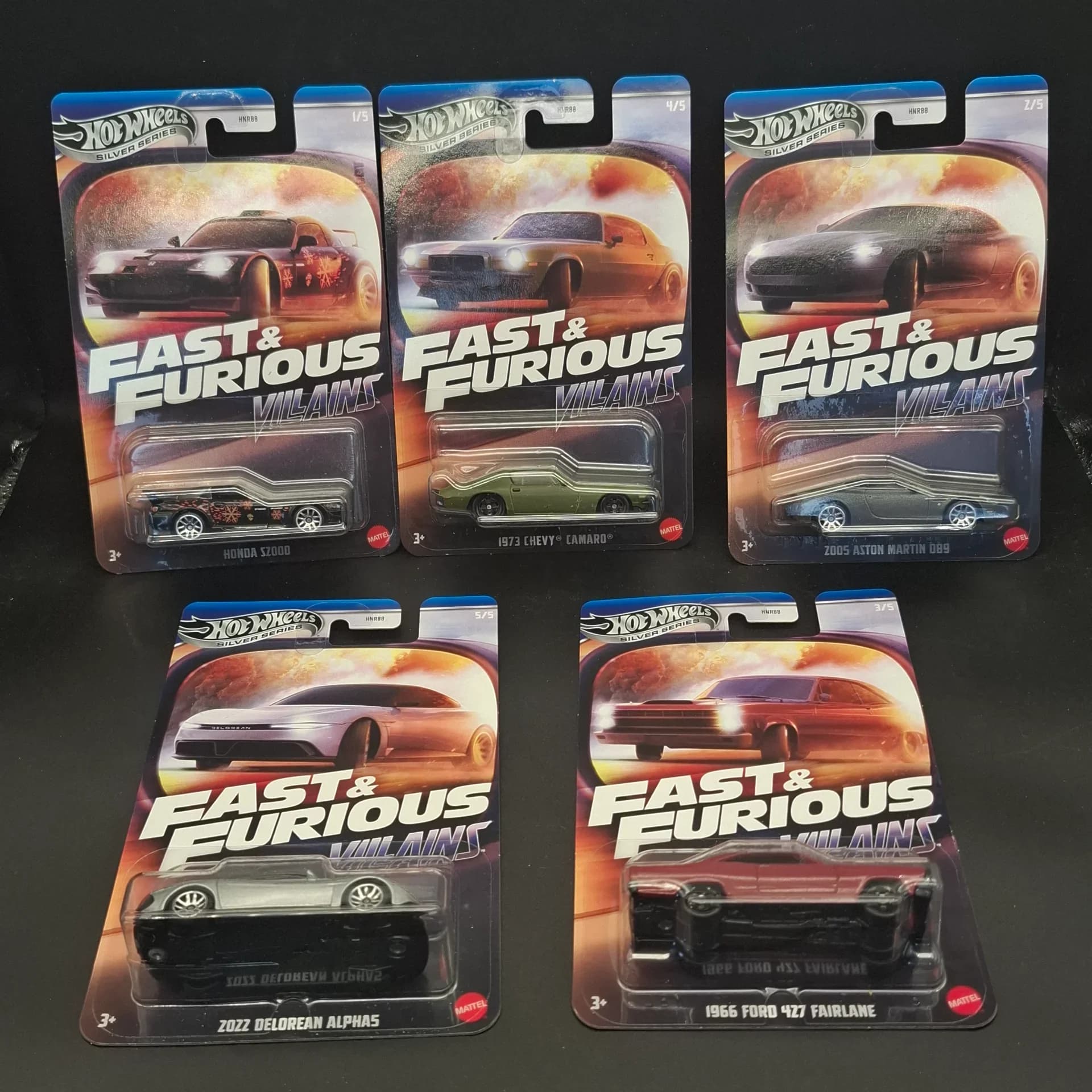 Hot Wheels Silver Series Fast & Furious Villains 2024